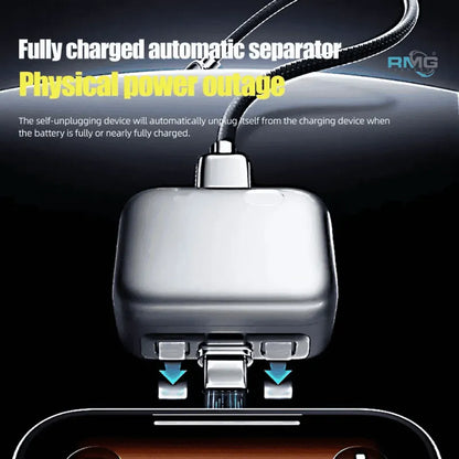 Type-C Smart Auto Stop Charging Adapter – Physical Disconnect Battery Guard with Anti-Overcharge Protection