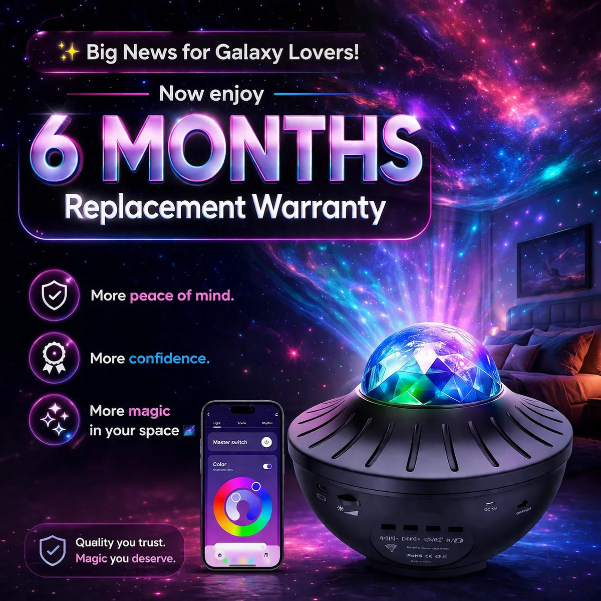 Galaxy Light Projector (Premium Version)