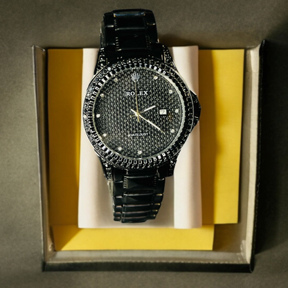 Majestic Black Bezel Crystal Rolex
