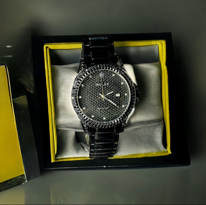 Majestic Black Bezel Crystal Rolex