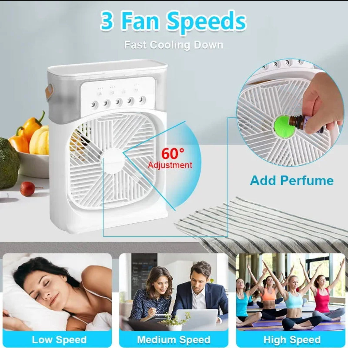 Portable Humidifier Fan Air Conditioners