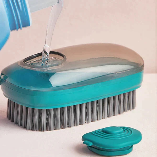 Kitchen Cleaning Brush Liquid Soap Dispenser