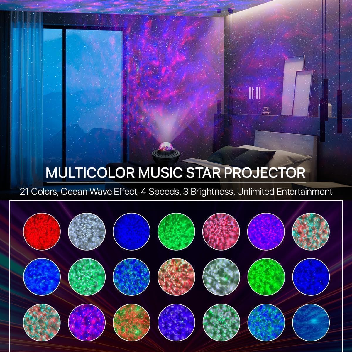 Galaxy Light Projector (Premium Version)